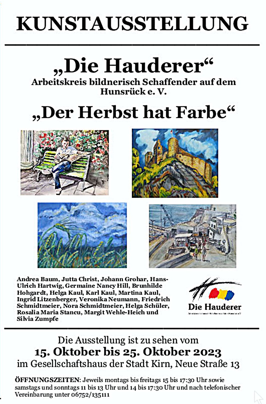 Plakat Jahresausstellung 2023